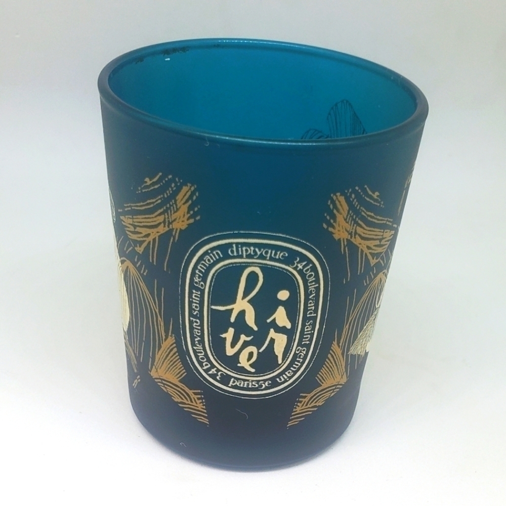 Empty Chistmas 2014 Diptyque Hiver candle holder votive size - rare
